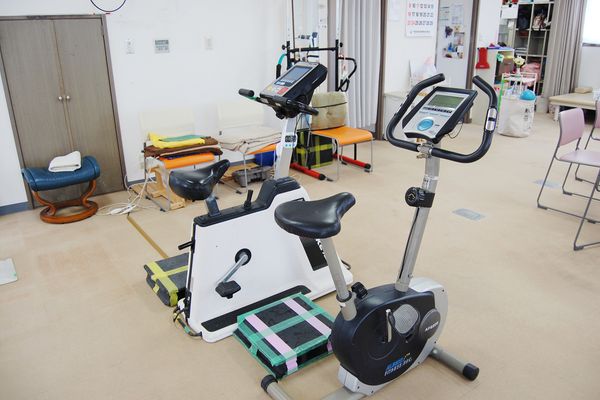 エアロバイクとステップ台